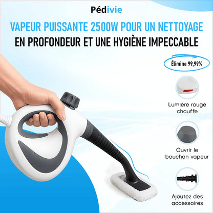 RedSteam V15 Pro Parní čistič - Dezinfekce na úrovni nemocnic | 9v1 & Bez toxických látek