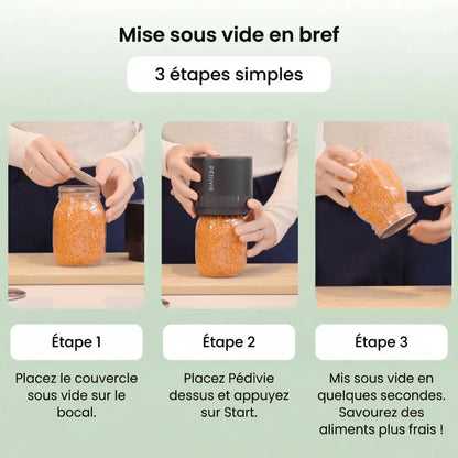 Vos aliments restent frais plus longtemps. Moins de gaspillage. Moins de stress.