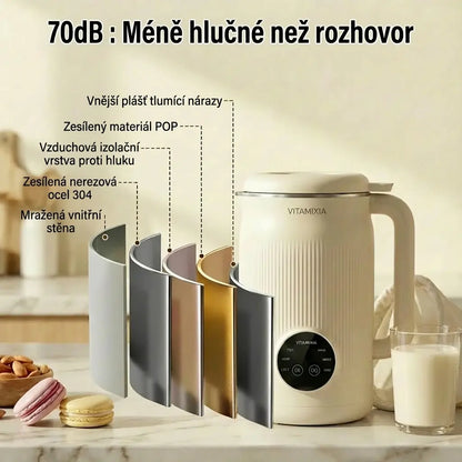 VitaMixia - Multifunkční Přístroj 8 v 1 Na Výrobu Rostlinného Mléka, Džusů A Mnoho Dalšího