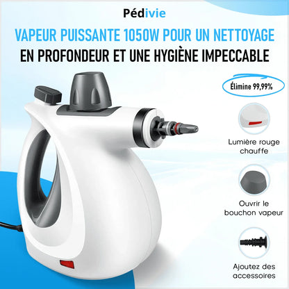 RedSteam V15 Pro Parní čistič - Dezinfekce na úrovni nemocnic | 9v1 & Bez toxických látek