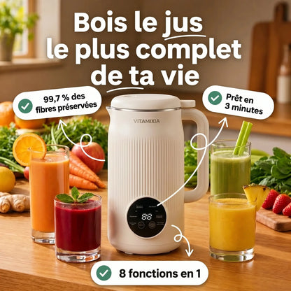 Vitamixia: L'Appareil 8-en-1 Qui Garde 100% de Vos Fibres (Et Se Nettoie Tout Seul)