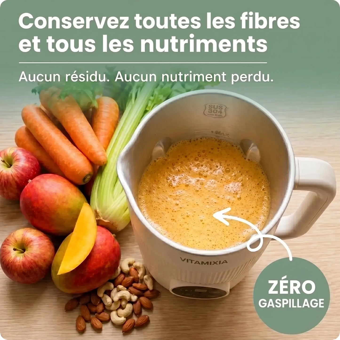 Vitamixia: L'Appareil 8-en-1 Qui Garde 100% de Vos Fibres (Et Se Nettoie Tout Seul)