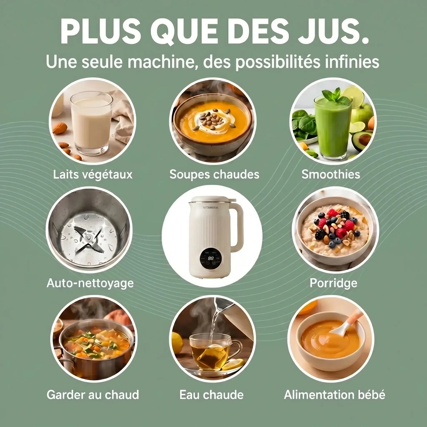 Vitamixia: L'Appareil 8-en-1 Qui Garde 100% de Vos Fibres (Et Se Nettoie Tout Seul)