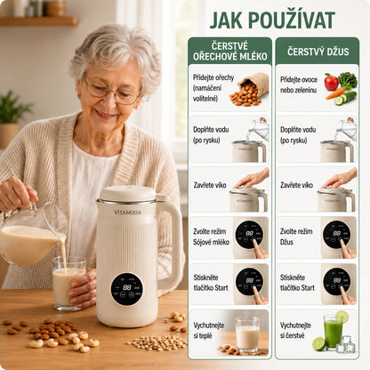 Vitamixia: Spotřebič 8 v 1, který zachová 100 % vaší vlákniny (a umyje se sám)