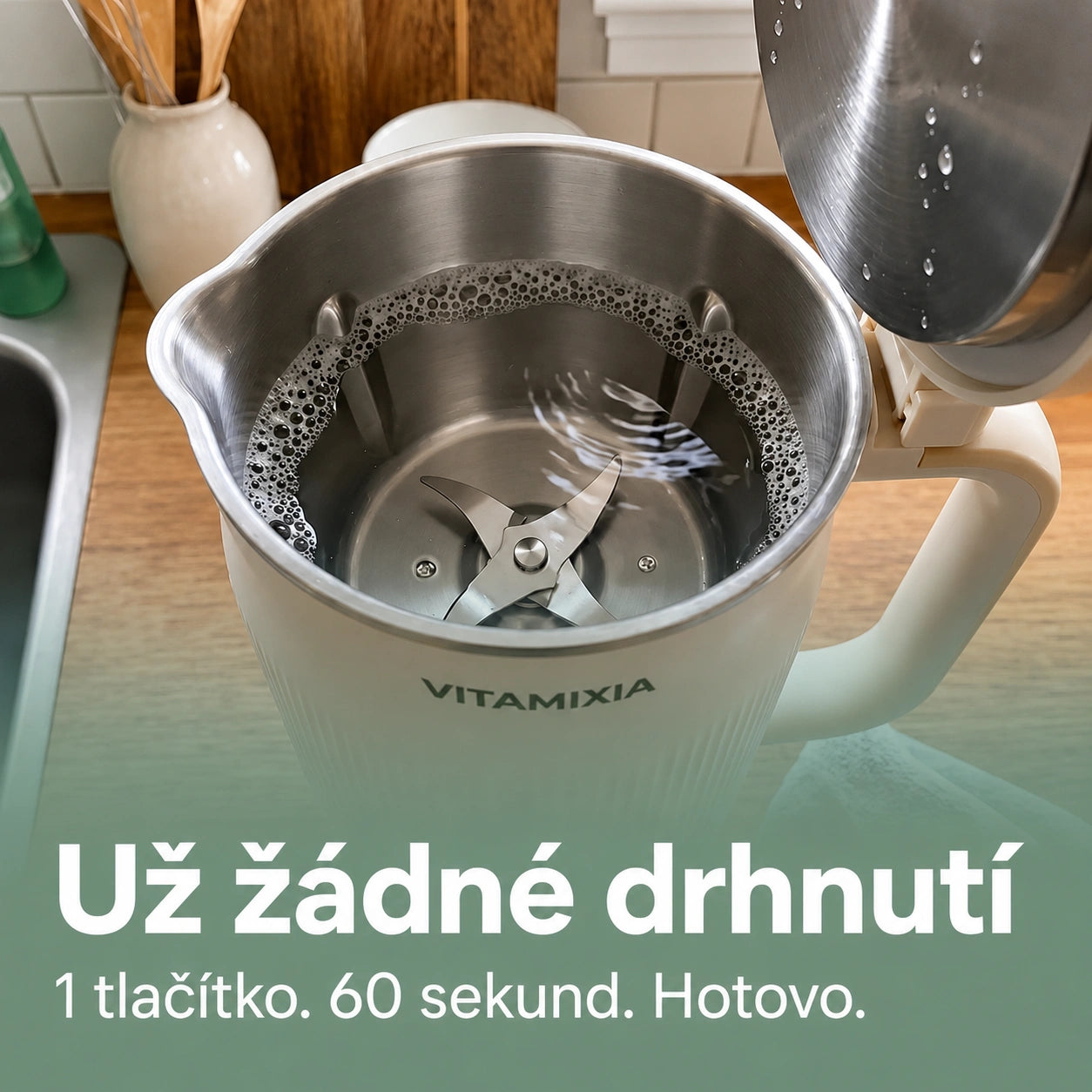 Vitamixia: Spotřebič 8 v 1, který zachová 100 % vaší vlákniny (a umyje se sám)