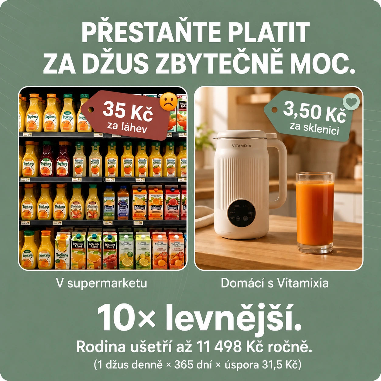 Vitamixia: Spotřebič 8 v 1, který zachová 100 % vaší vlákniny (a umyje se sám)