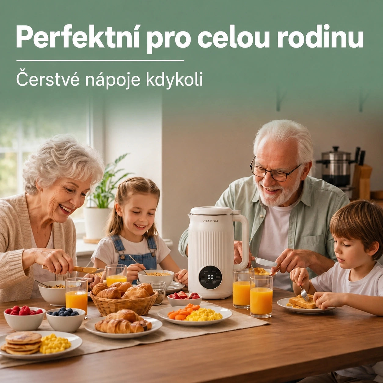 Vitamixia: Spotřebič 8 v 1, který zachová 100 % vaší vlákniny (a umyje se sám)