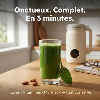 VitaMixia Multifonctions 8-en-1 , Préparer Du Lait Végétal , Des Jus & Bien Plus.